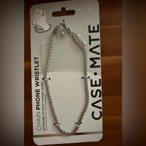 case-mate Other - Price Drop! Case-Mate Silver Phone Wristlet Chain